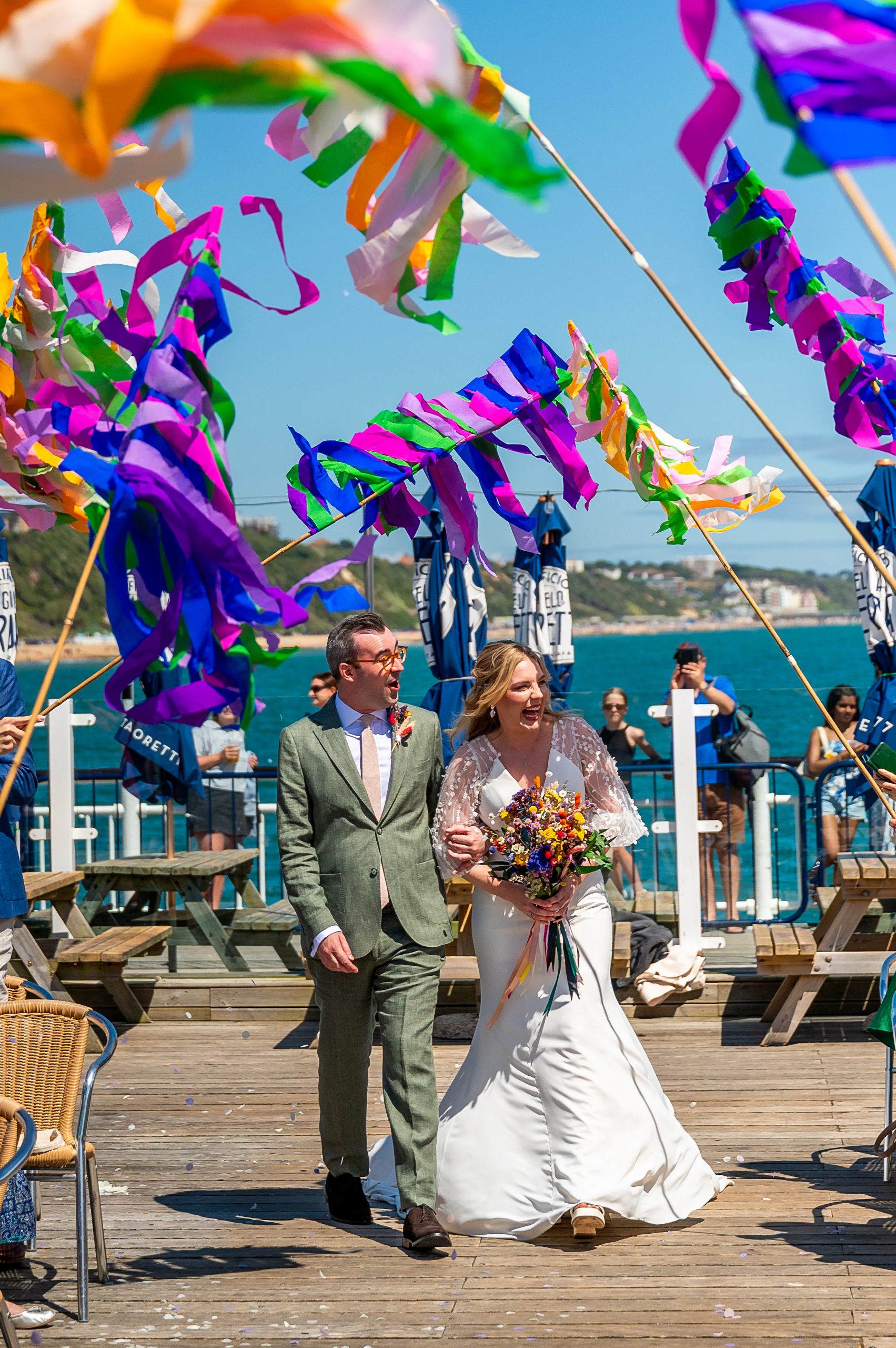 Bournemouth Beach Pier Wedding Photography